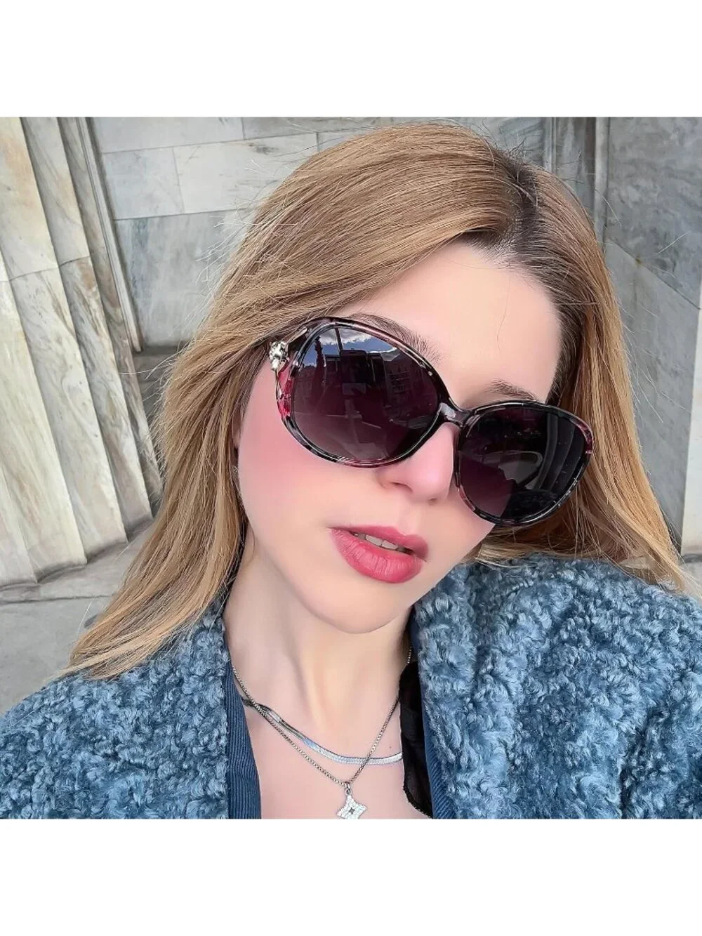 Polarized Sunglasses for Women Oversized Ladies Sun Glasses UV400